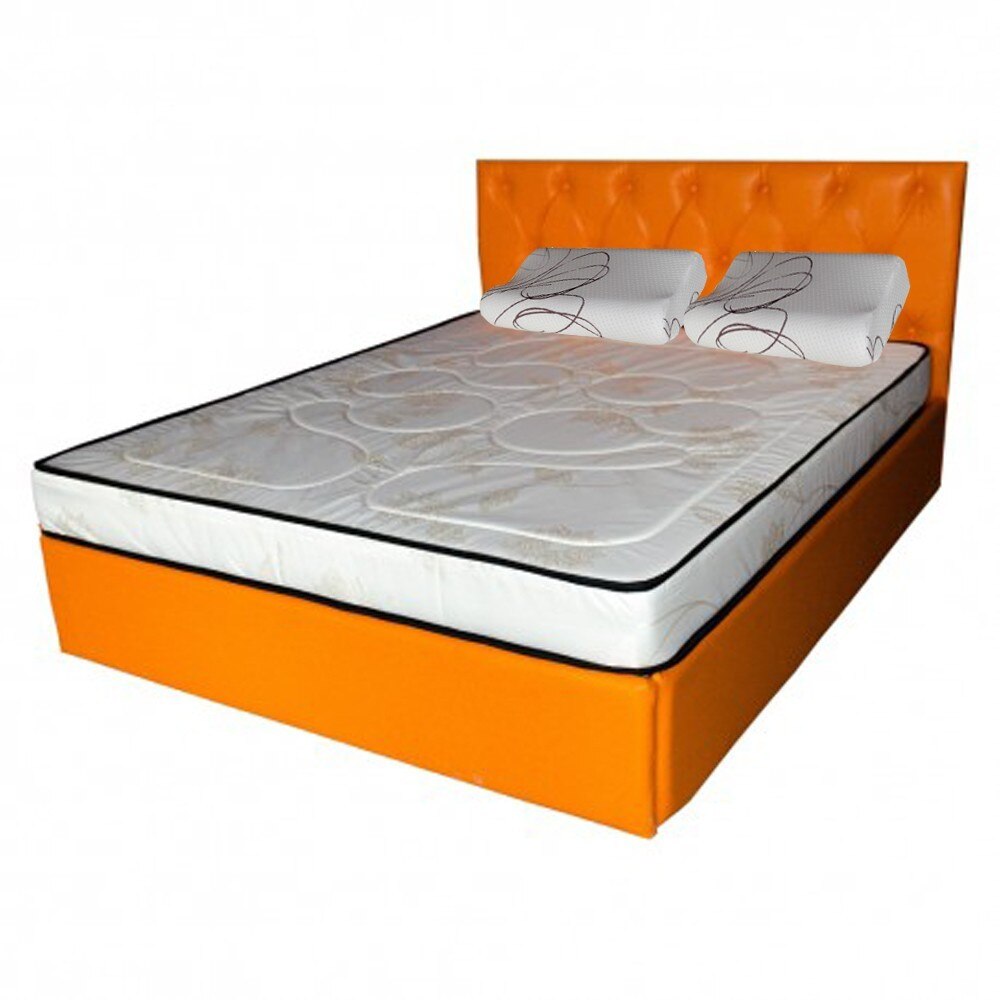 Saltea Eco Memory 160x200x17 + 2 perne ortopedice memory SB 52x32 cm Axon