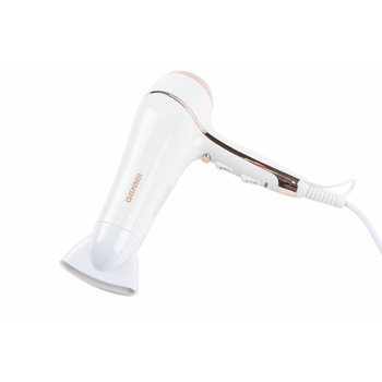 Uscator de Par Profesional Gemei GM 108, 2400W, 2 viteze/3 Setari Caldura, White Uscator de Par Profesional Gemei GM 108, 2400W, 2 viteze/3 Setari Caldura, White