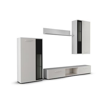 Biblioteca Cb, DANY, LED-uri incluse, alb mat/negru Biblioteca Cb, DANY, LED-uri incluse, alb mat/negru