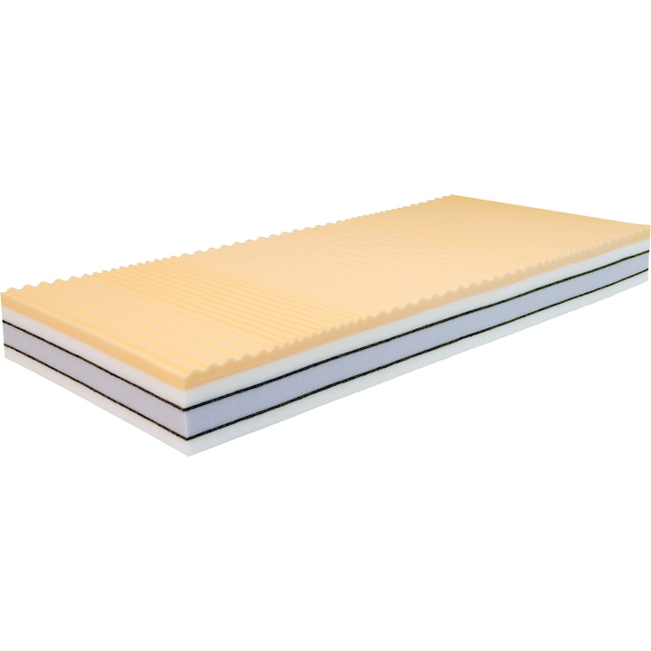 Athéne 20 cm-es matrac, 6 rétegű, rugalmas komforthab, kókusz réteg 90x200x20 cm