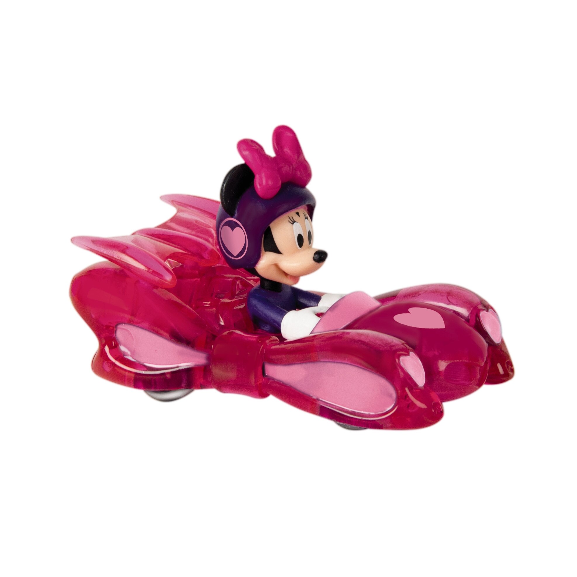 Figurina si Masina de curse Mickey Daily Driver - Pink Thunder
