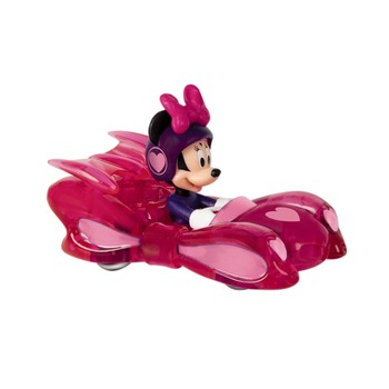 Figurina si Masina de curse Mickey Daily Driver - Pink Thunder Figurina si Masina de curse Mickey Daily Driver - Pink Thunder