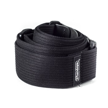 Curea Chitara - Dunlop D27-01 BK Ribbed Cotton Curea Chitara - Dunlop D27-01 BK Ribbed Cotton