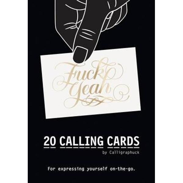 Calligraphuck Calling Cards