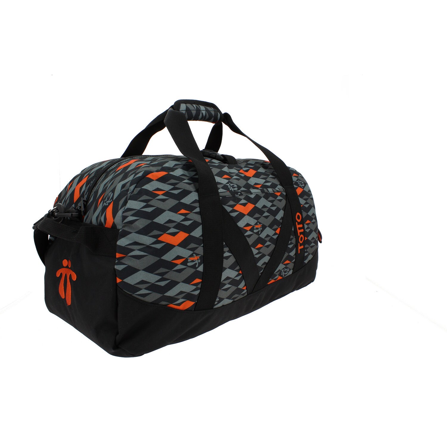 Geanta Totto, Tula Parapente, Neagra cu imprimeuri multicolore