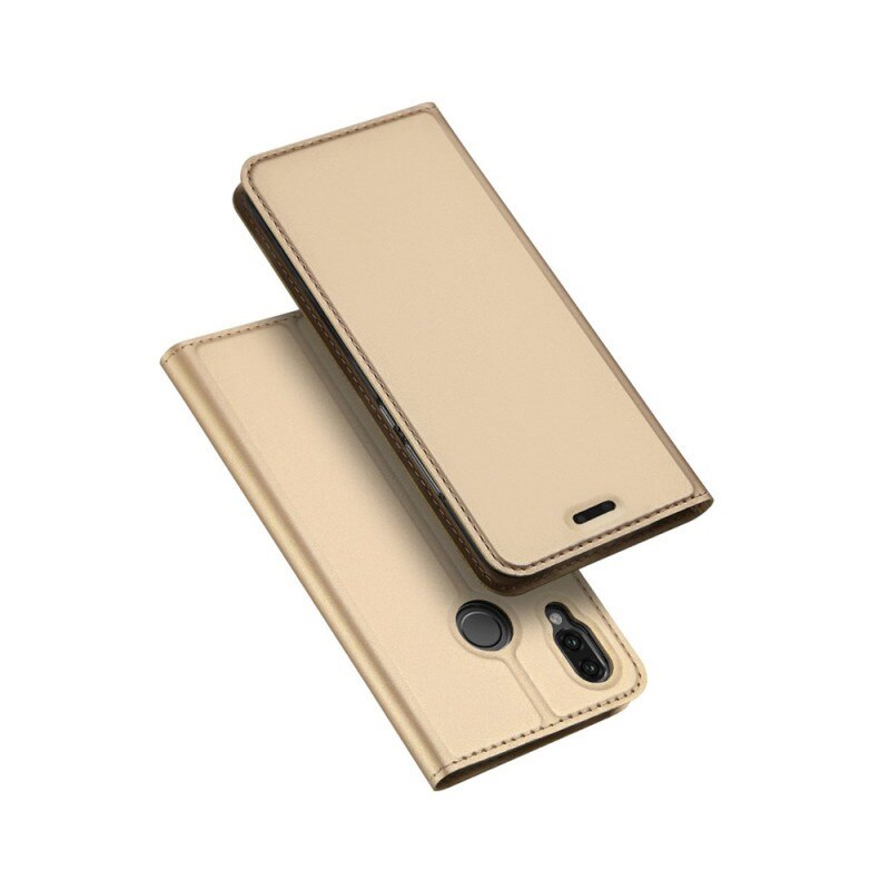 Husa Flip Cover Premium Duxducis Skinpro Huawei P20 Lite Gold