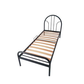 Pat single Adriana Economic 840x2080 mm Negru , fara saltea Pat single Adriana Economic 840x2080 mm Negru , fara saltea