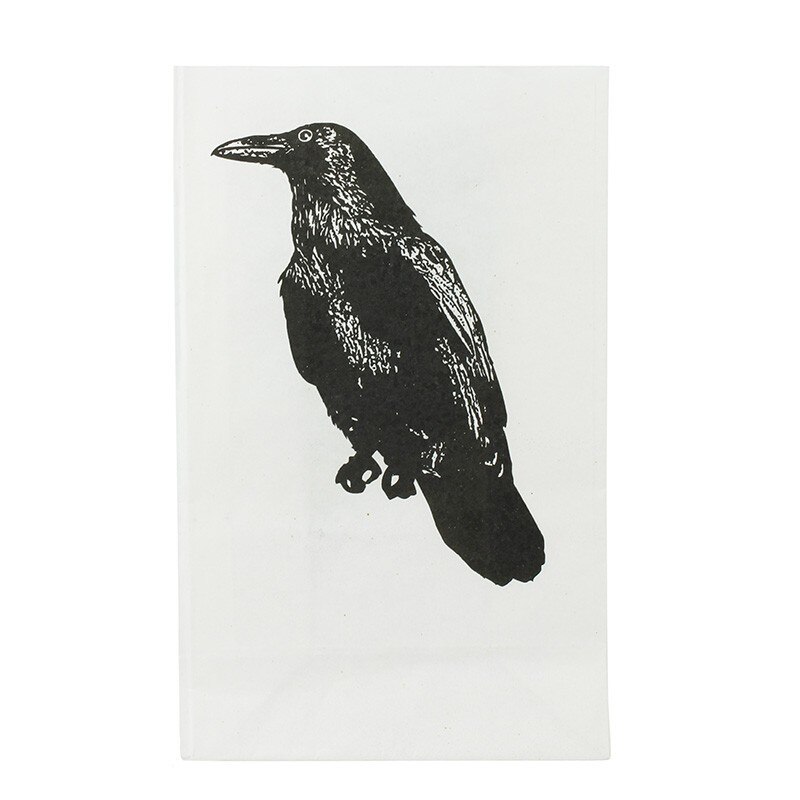 Lampioane decorative fixe Black Raven, inaltime 25 cm, set 5 bucati