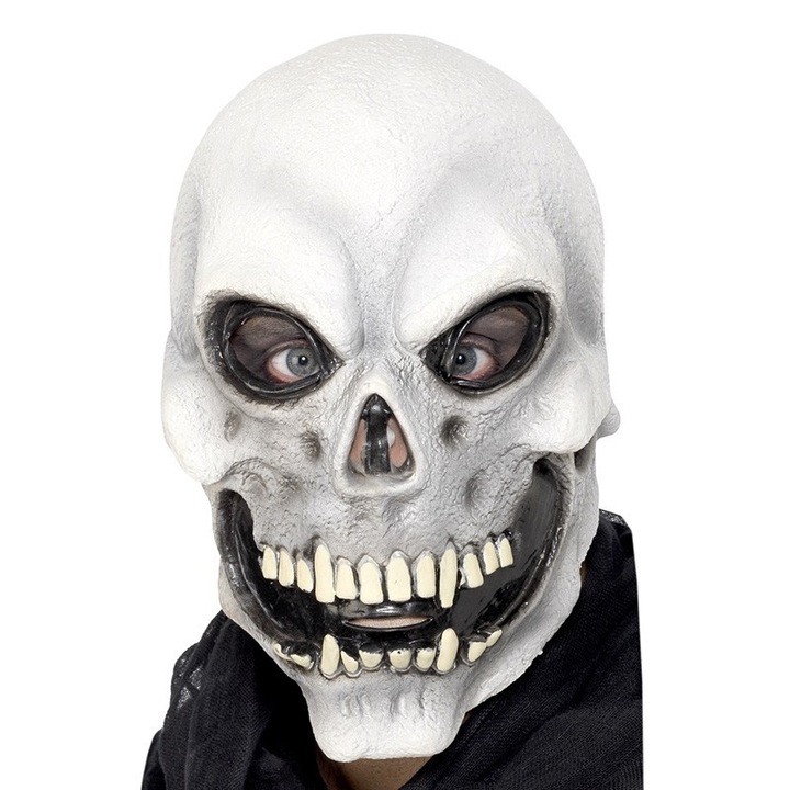 Masca Craniu Skull, marime universala, fixare banda, aspect horror, latex