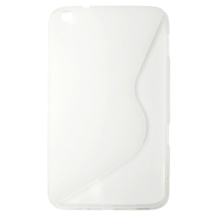 Husa silicon S-line transparenta pentru Samsung Galaxy Tab 3 8.0 (SM-T310, SM-T311, SM-T315)
