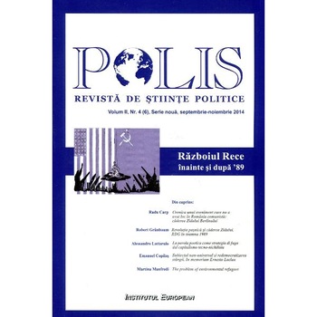 Polis Vol.2 Nr.4 SeptembriE-Noiembrie 2014 Revista De Stiinte Politice Polis Vol.2 Nr.4 SeptembriE-Noiembrie 2014 Revista De Stiinte Politice