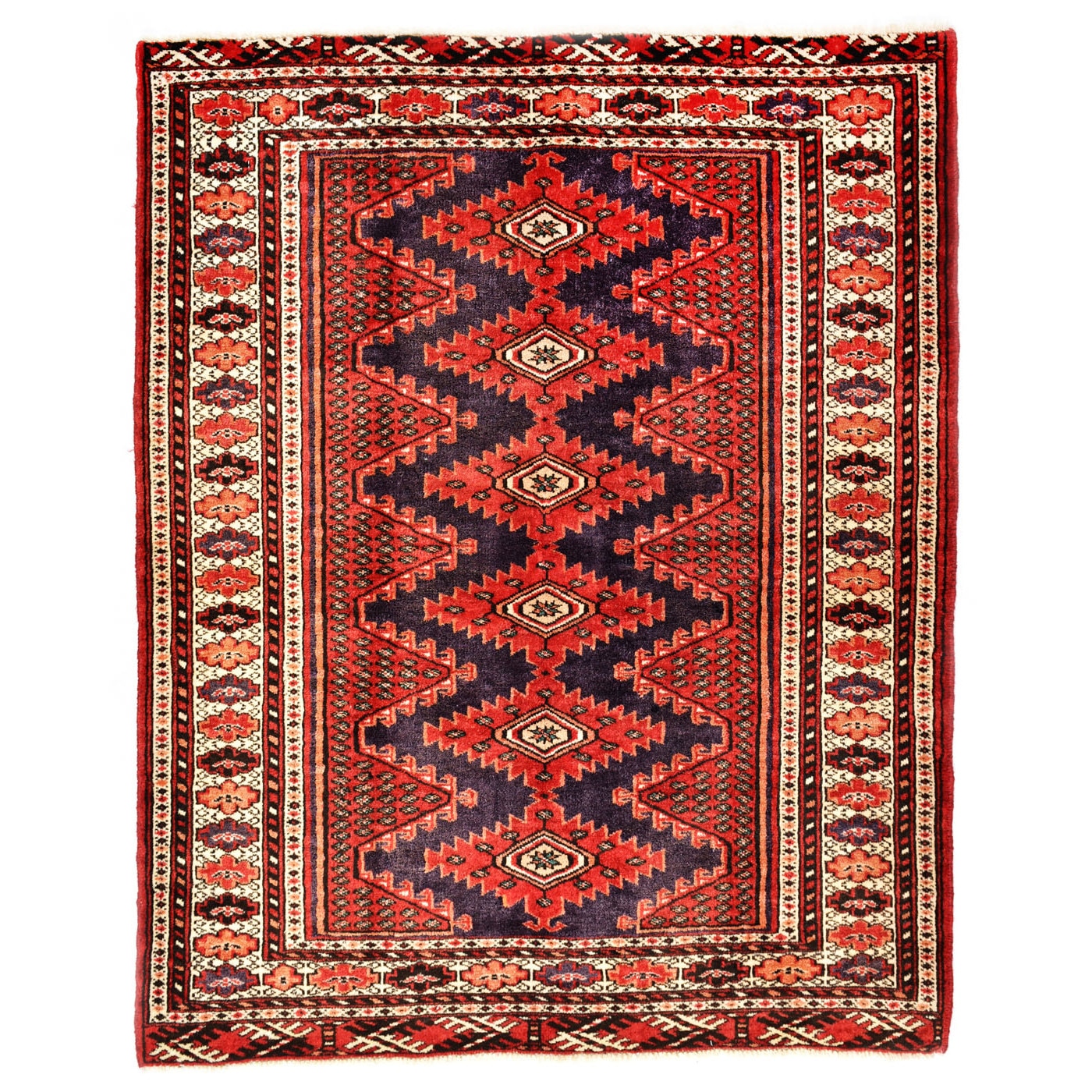 Covor Persan Balooch ,Grena,Lana,Dim 120x100