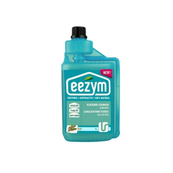 Lichid pentru fluidizare tevi si scurgeri din baie Eezym 1L Lichid pentru fluidizare tevi si scurgeri din baie Eezym 1L