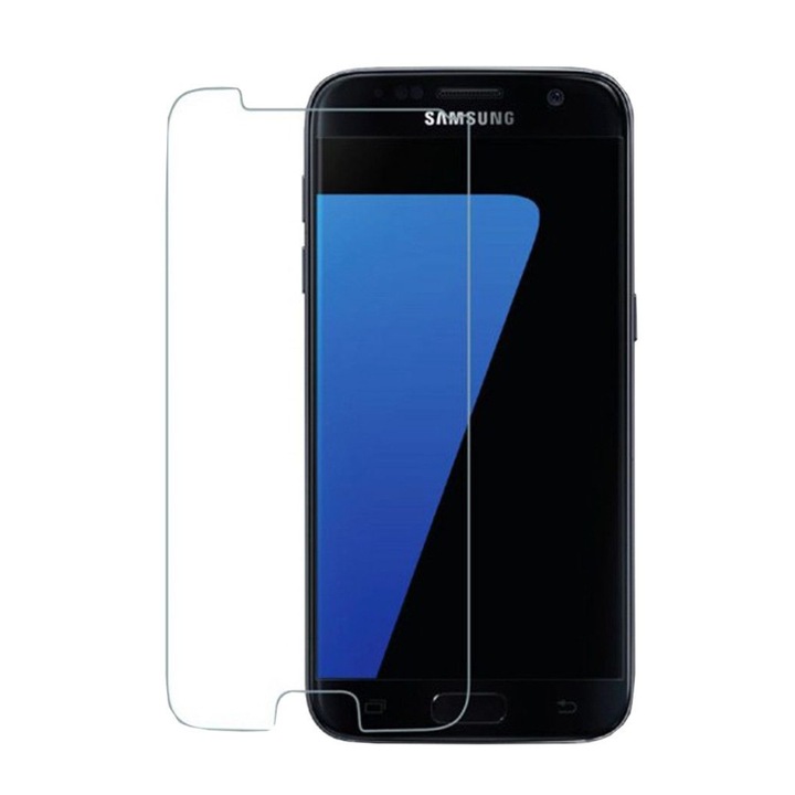 Védőfólia Robbanásbiztos edzett üveg Samsung Galaxy S7-hez, védőüveg, rögzítőkészlet, BBL179