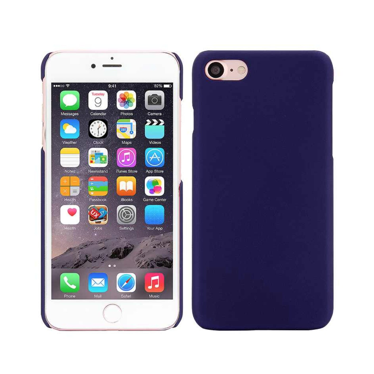 Husa de protectie pentru iPhone 7, protectie spate, capac de protectie, bumper, violet, BBL196