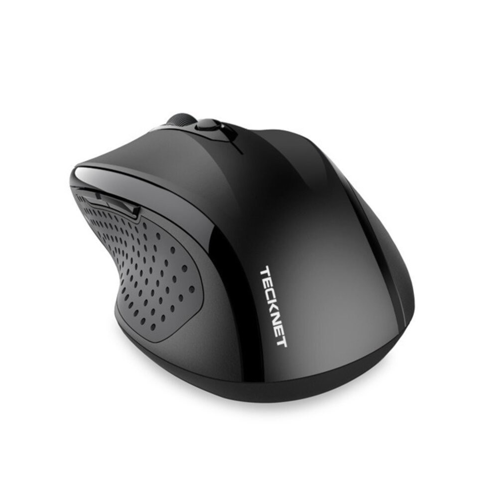 Мишка TeckNet M003 Black, оптична 2.4G, безжична, USB, черна - eMAG.bg