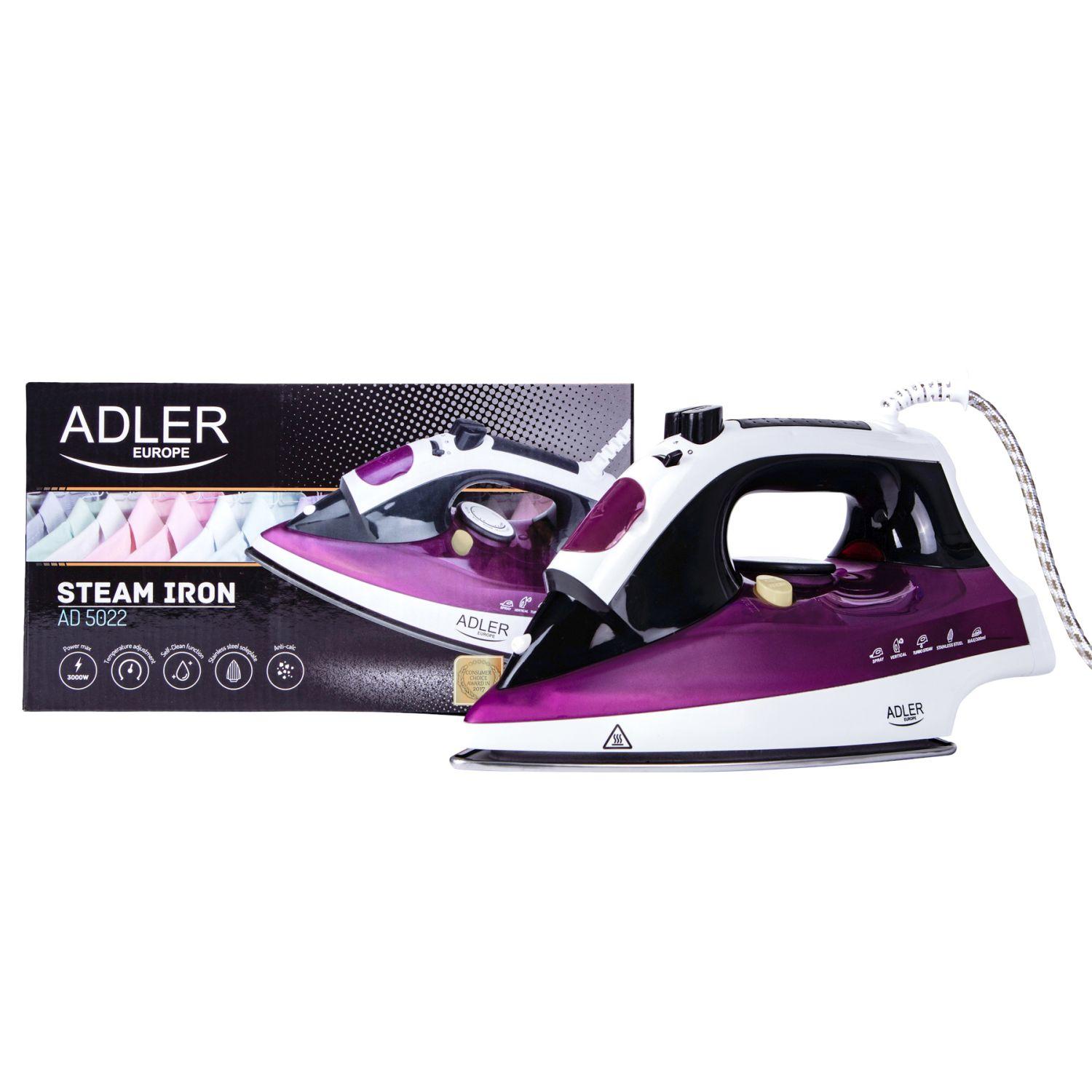 Fier de Calcat Adler AD 5022 Ceramic 2200W Mov