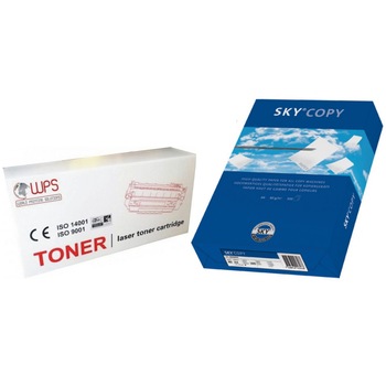 Toner compatibil Sky, WPS Q2612A, negru + Top hartie Sky Copy, 80g/mp, 500 coli Toner compatibil Sky, WPS Q2612A, negru + Top hartie Sky Copy, 80g/mp, 500 coli