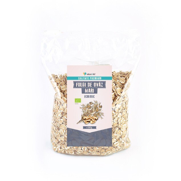 Fulgi ovaz mari eco 500g, N4L Eco Alimente