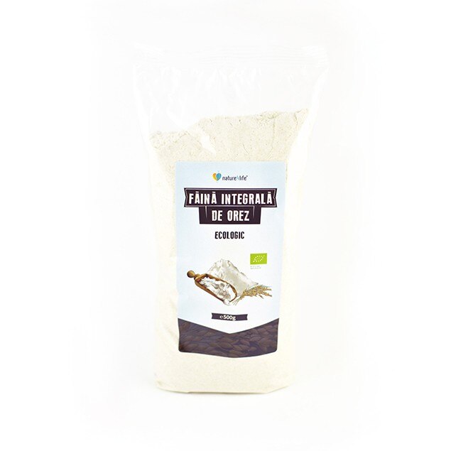 Faina orez integrala 500g eco, N4L Eco Alimente