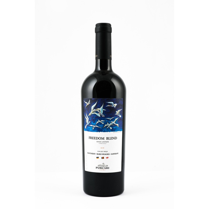 Червено вино Purcari Freedom Blend, Сухо, 750 мл, 14%