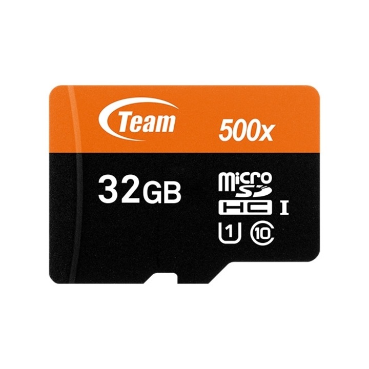 Карта памет TEAM microSDHC с адаптер, 32GB