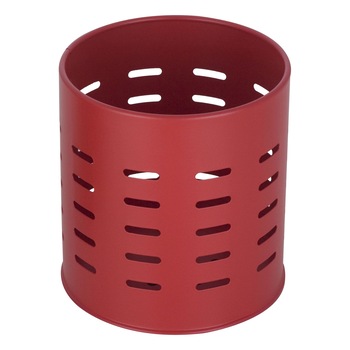 Suport metalic pentru tacamuri si ustensile de bucatarie rosu Suport metalic pentru tacamuri si ustensile de bucatarie rosu