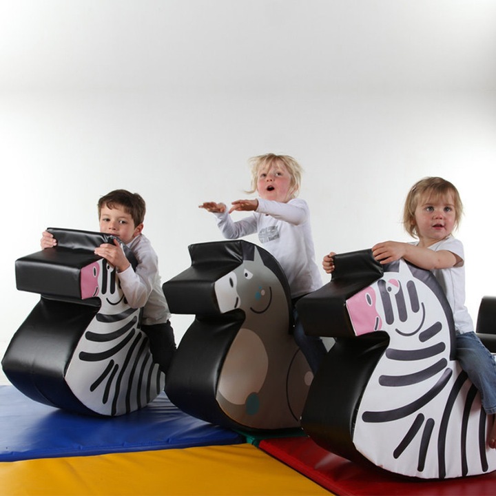 Balansoar Calut Zebra Kinderfun Soft Play