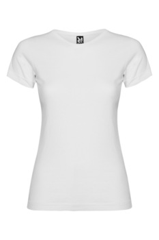 Tricou dama Jamaica, 100% bumbac, Alb Tricou dama Jamaica, 100% bumbac, Alb