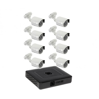 Kit supraveghere ICANSEE ICS-KU200-8S cu 8 camere de exterior ICSS-UHD2000 FullHD si DVR 8 canale Full HD, 1 canal audio Kit supraveghere ICANSEE ICS-KU200-8S cu 8 camere de exterior ICSS-UHD2000 FullHD si DVR 8 canale Full HD, 1 canal audio