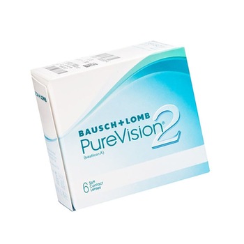 Lentile de contact cu dioptrie -0.75, PureVision 2HD, 6 bucati Lentile de contact cu dioptrie -0.75, PureVision 2HD, 6 bucati