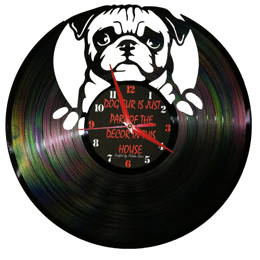 Ceas de perete disc vinil - BULLDOG