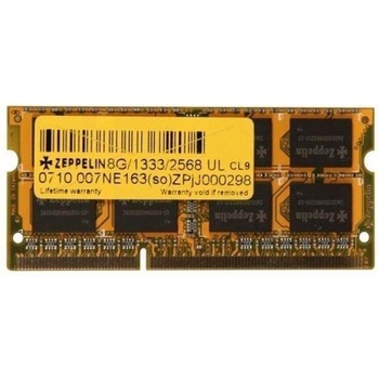 Memorie Notebook DDR3 Zeppelin ZE-SD3-8G1333, 8GB, 1333MHz Memorie Notebook DDR3 Zeppelin ZE-SD3-8G1333, 8GB, 1333MHz