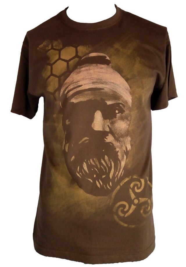 Tricou cu maneca scurta, K-off ,Decebal si fagure