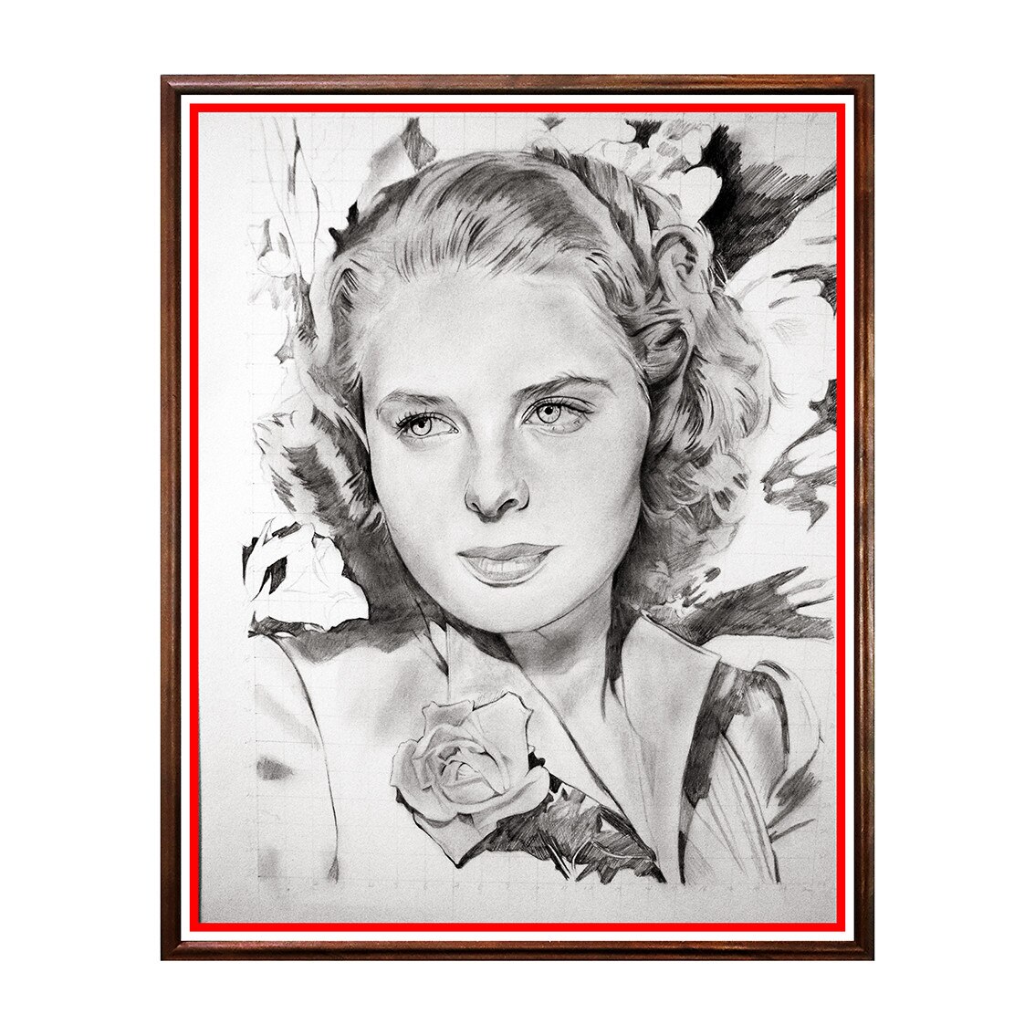 Tablou Poster, Celebritati, Ingrid Bergman - CLB-102, 40 x 50 cm