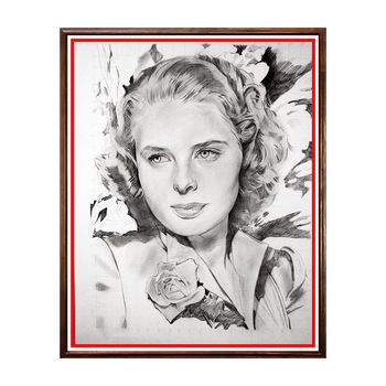Tablou Poster, Celebritati, Ingrid Bergman - CLB-102, 40 x 50 cm Tablou Poster, Celebritati, Ingrid Bergman - CLB-102, 40 x 50 cm