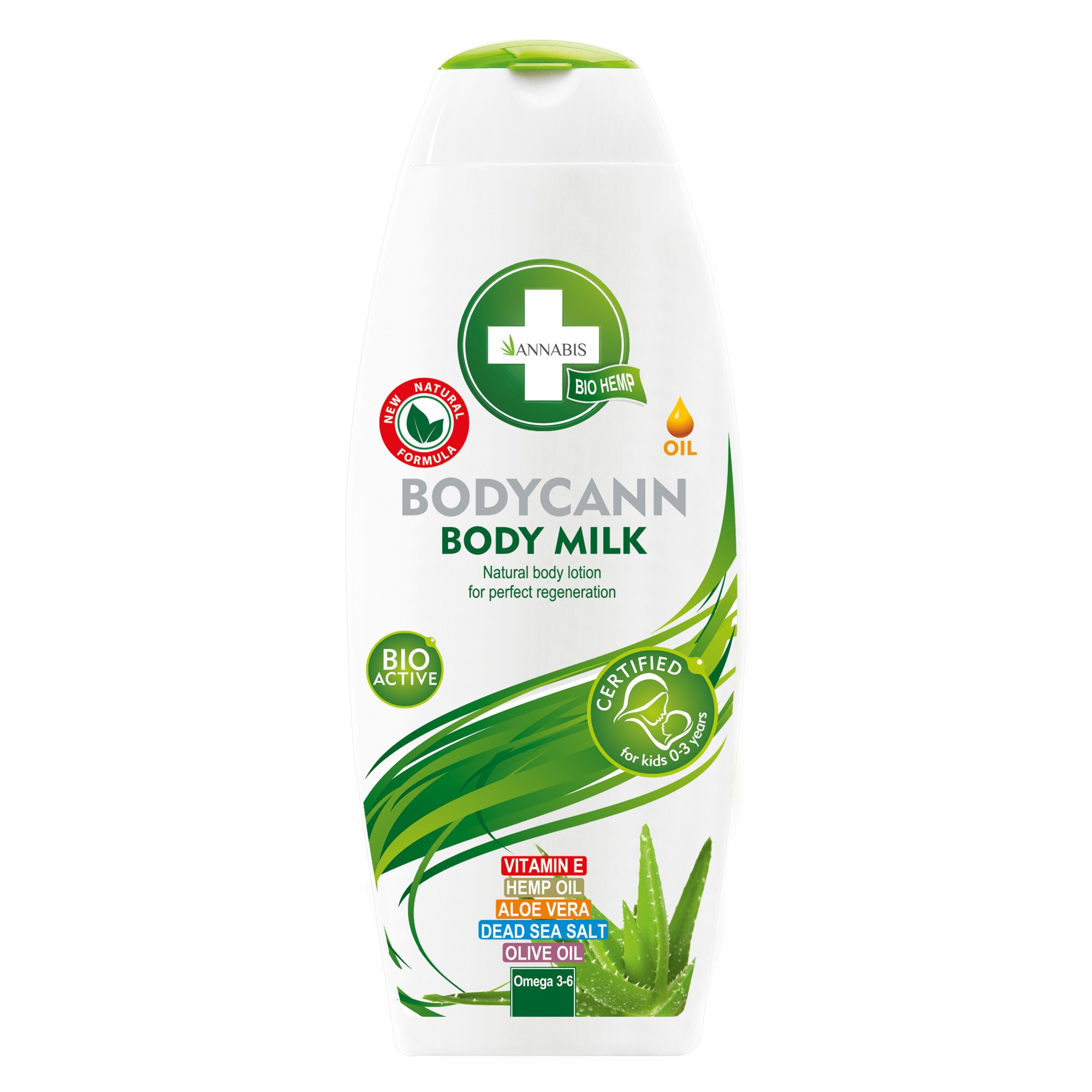 Lapte de corp Bodycann - 250 ml
