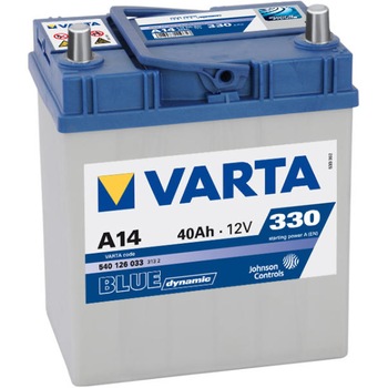 Acumulator baterie auto VARTA Blue Dynamic 40 Ah 330A cu borne inguste Acumulator baterie auto VARTA Blue Dynamic 40 Ah 330A cu borne inguste