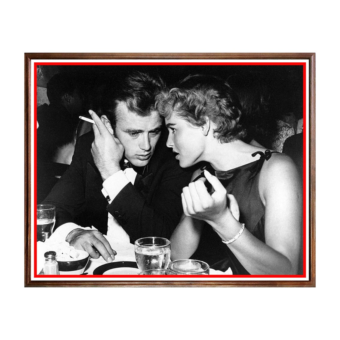 Tablou Poster, Celebritati, James Dean & Ursula Andress -CLB-143, 40 X 50 cm