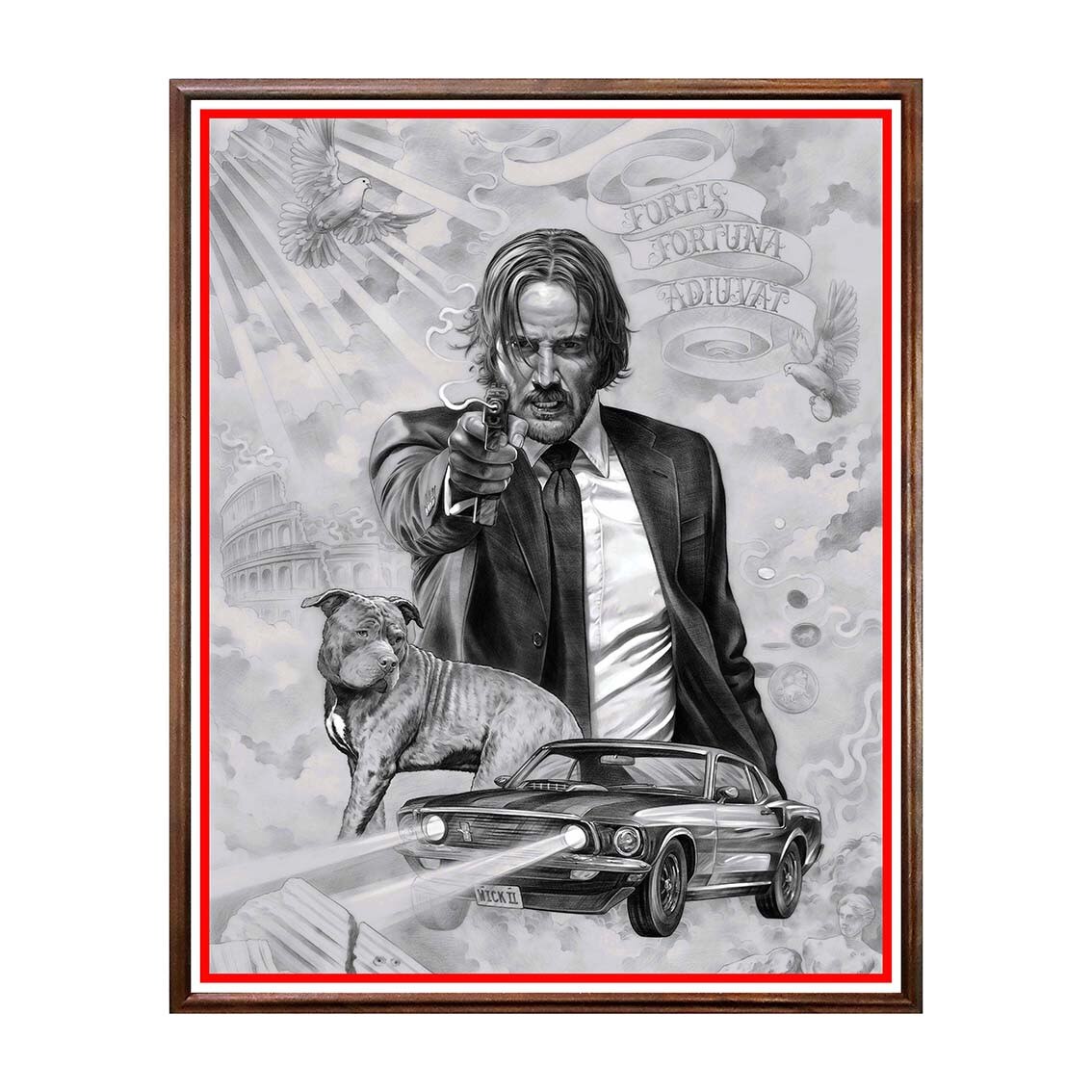Tablou Poster, Celebritati, Keanu Reeves - CLB-158, 40 x 50 cm
