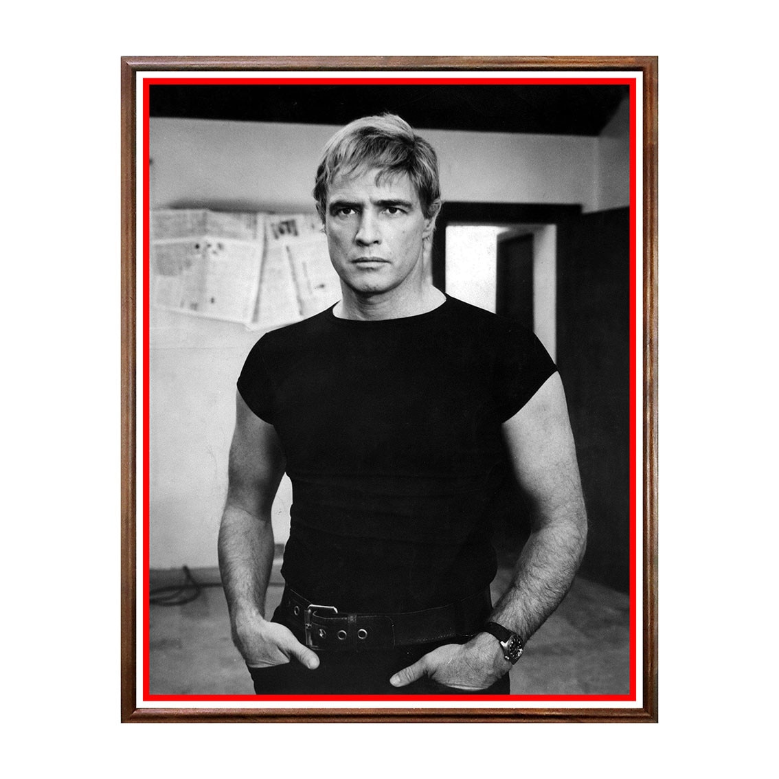 Tablou Poster, Celebritati, Marlon Brando - CLB-247, 40 x 50 cm