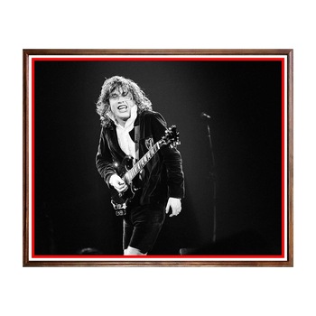 Tablou Poster, Rock Legends, Angus Young - RL-007, 40 x 50 cm Tablou Poster, Rock Legends, Angus Young - RL-007, 40 x 50 cm
