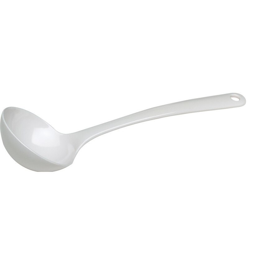 Lingura Hendi pentru sos, alba, 300 mm, 140 ml, plastic rezistent termic