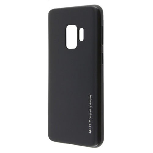 Capac de protectie Mercury Goospery I-Jelly Metal pentru Samsung Galaxy S9 Plus, jelly case negru