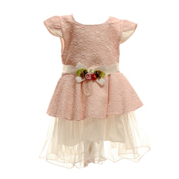 Rochie cu flori artificiale, roz Rochie cu flori artificiale, roz