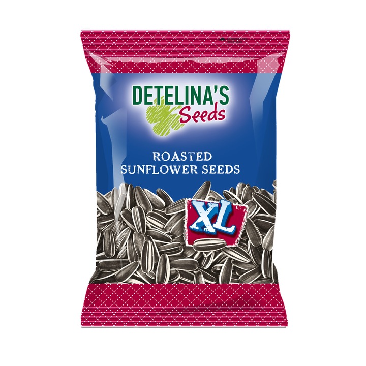 Печени слънчогледови семки със сол XL Детелина, 100 гр