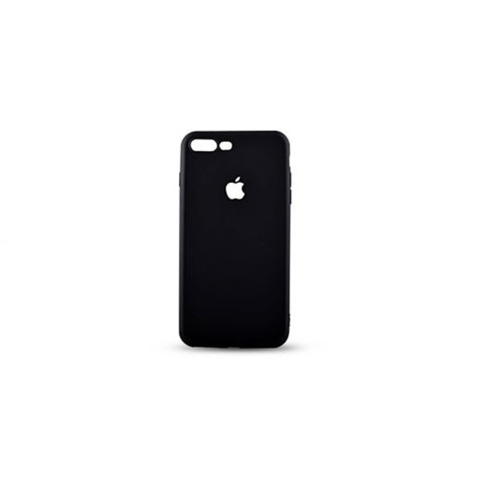 Калъф за Apple iPhone 8 Plus, MyStyle Perfect Fit, лого изрез, черен