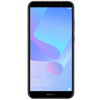 Telefon mobil Huawei Y6 2018, Dual SIM, 16GB, 4G, Black Telefon mobil Huawei Y6 2018, Dual SIM, 16GB, 4G, Black