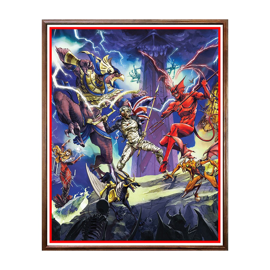 Tablou Poster, Rock Legends, Eddie - RL-051, 40 x 50 cm