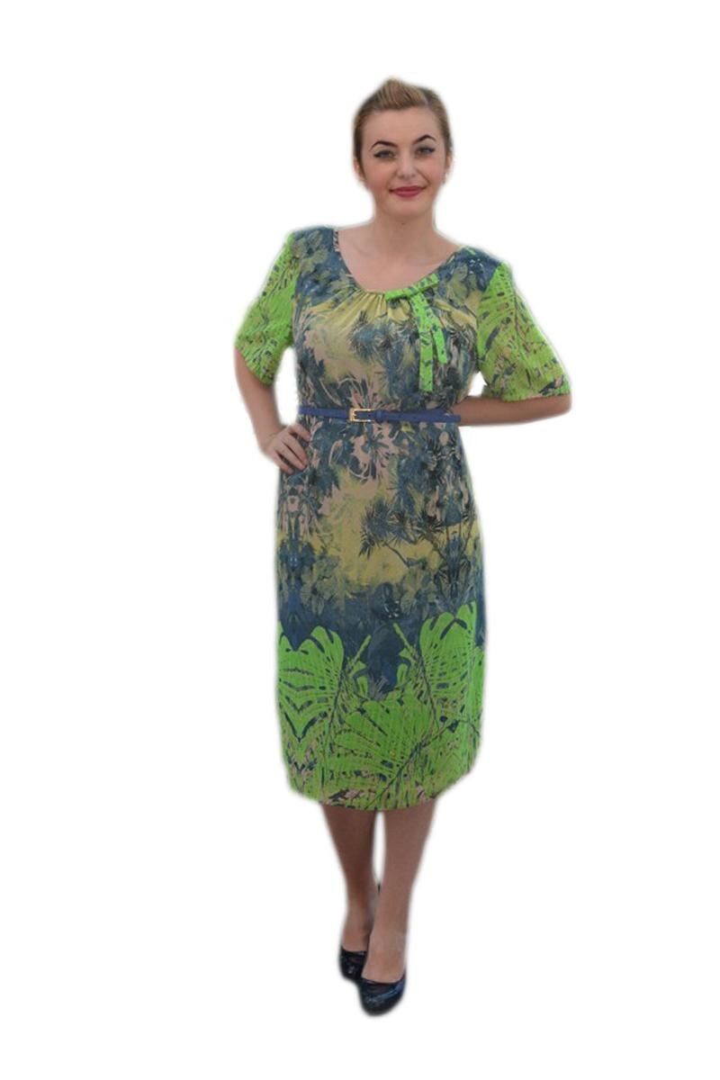 Rochie casual din voal, D&J Exclusive, Albastru marin